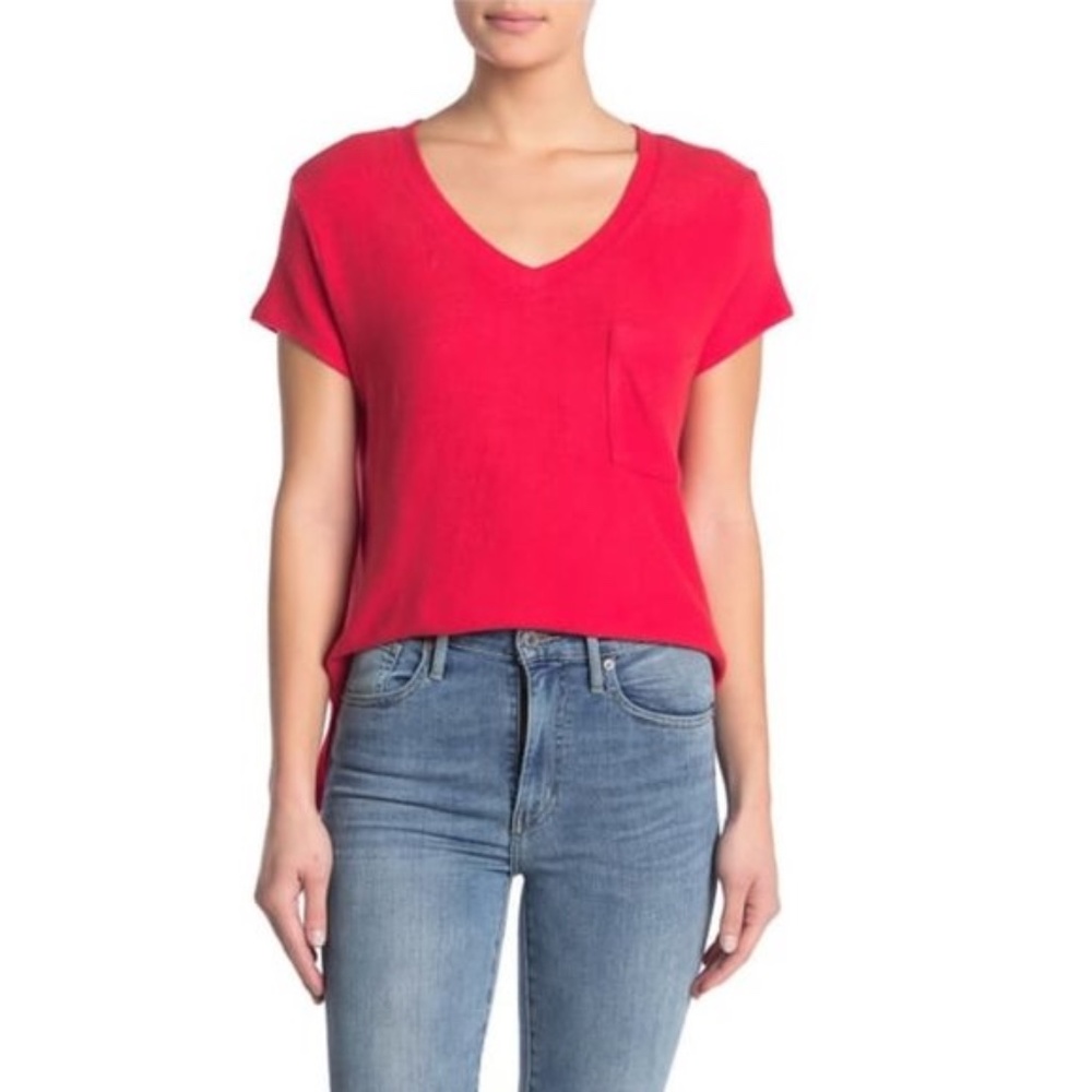Free Press Brushed V-Neck T-Shirt